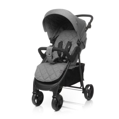 Vežimėlis 4BABY RAPID 2019 - grey Vežimėlis 4BABY RAPID 2019 - grey