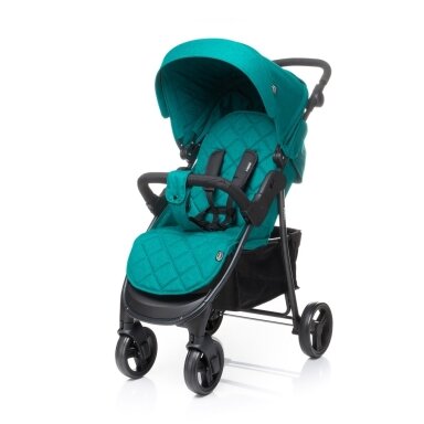 Vežimėlis 4BABY RAPID 2019 - dark turkus Vežimėlis 4BABY RAPID 2019 - dark turkus